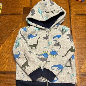 Toddler Sherpa lined sweatshirt